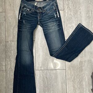 BKE denim jeans, women, flat jeans, size 26 L, inseam 33.5, Sabrina jeans